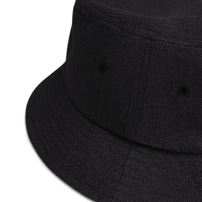 Educated Grad Bucket Hat - Black Denim