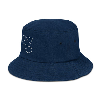 EG Bucket Hat - Dark Wash