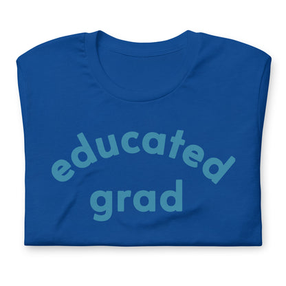 Educated Grad Tee - Royal