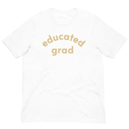 Educated Grad Tee - White