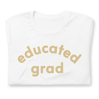 Educated Grad Tee - White